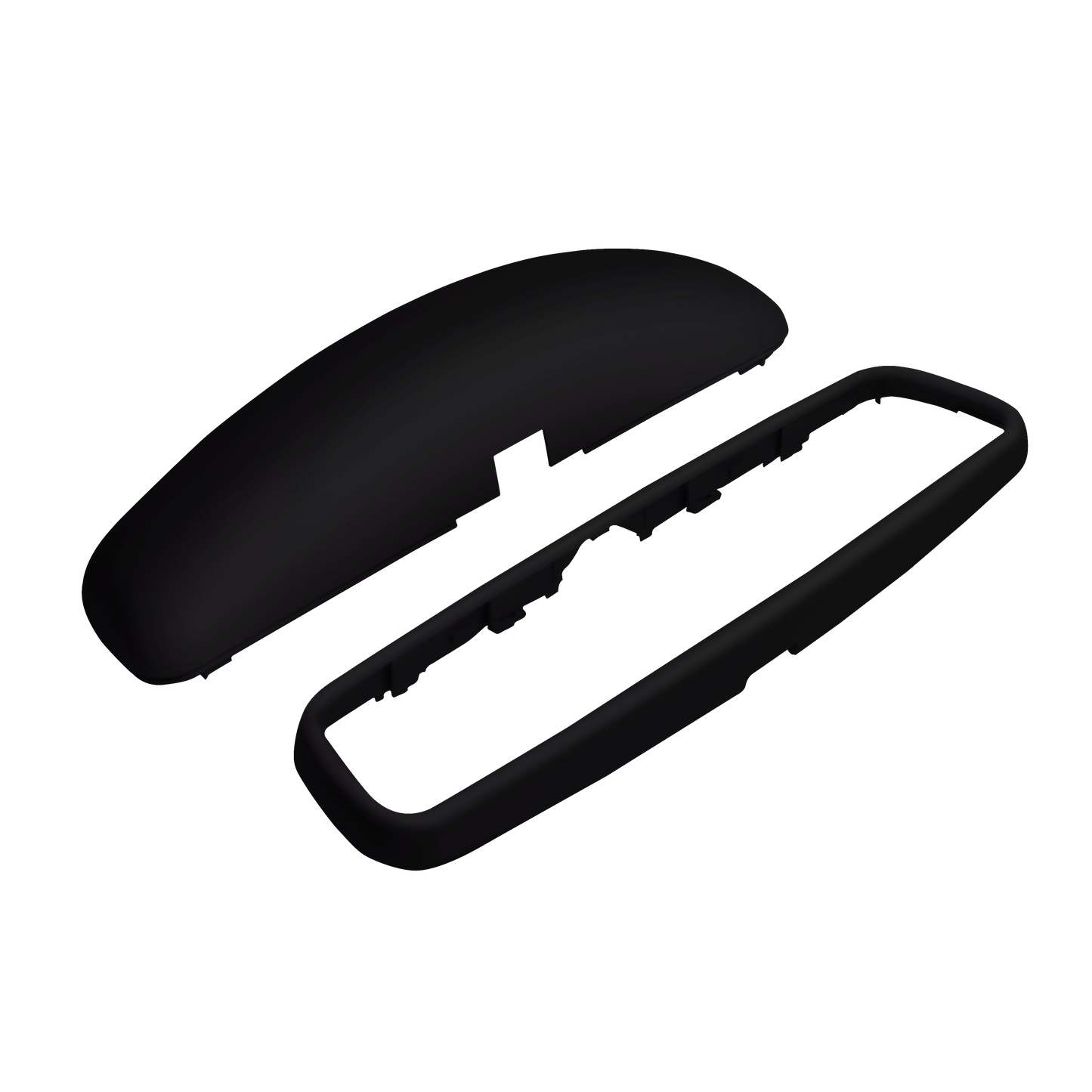 R129 A124 Rear-view Mirror Cover - 1298110535 (frame + shell) version C